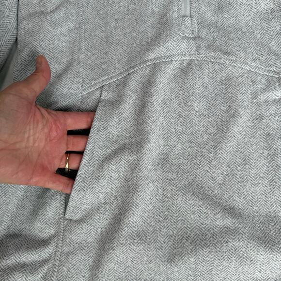 Kyodan Womens Gray Fitted Pullover Sweatshirt Jacket Medium Athleisure Hiking - Picture 9 of 13